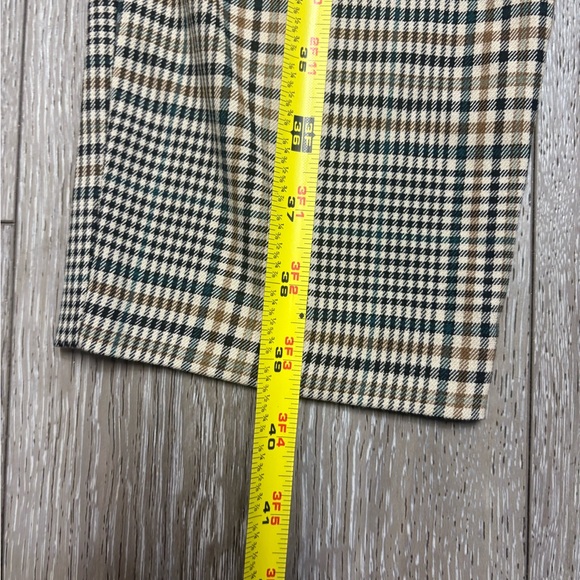 Zara Checkered Belted Women's Trousers - Picture 4 of 12